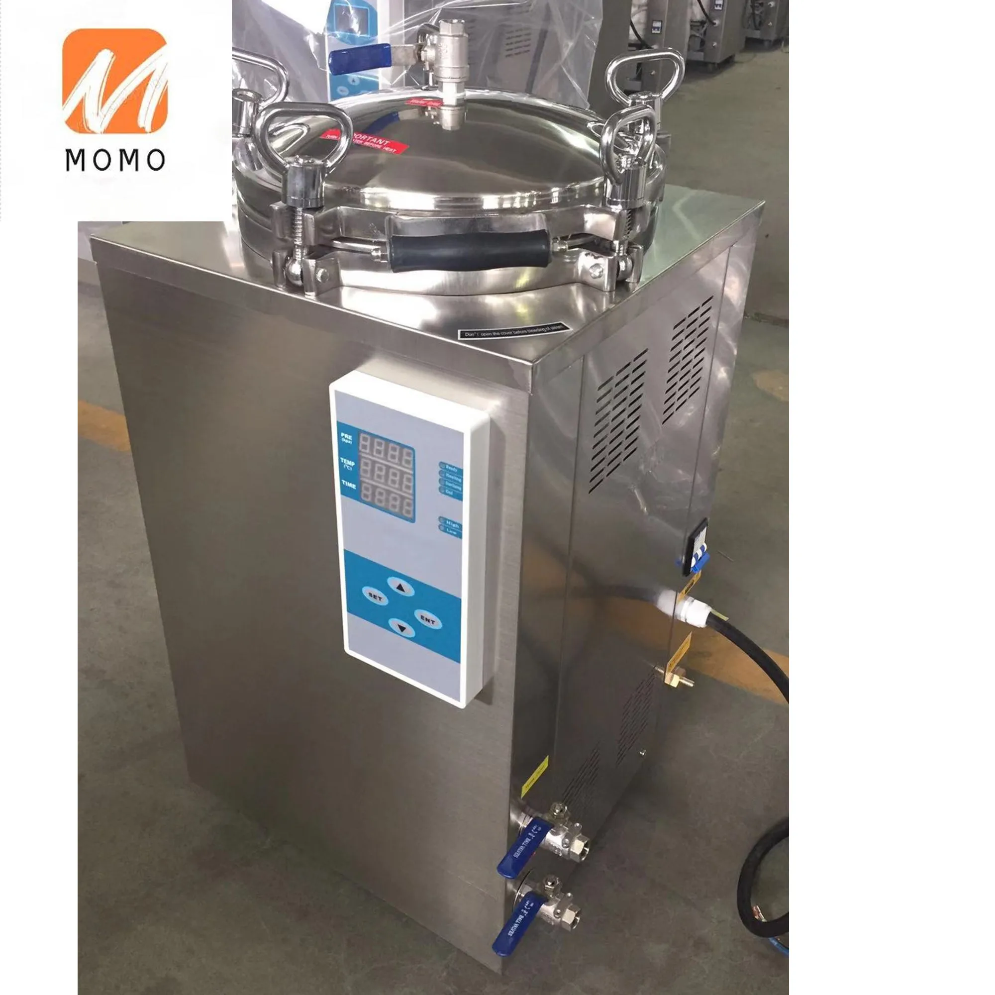 High Pressure Cooking Pot Food Secondary Sterilization Equipment vertical type retort autoclave 50L