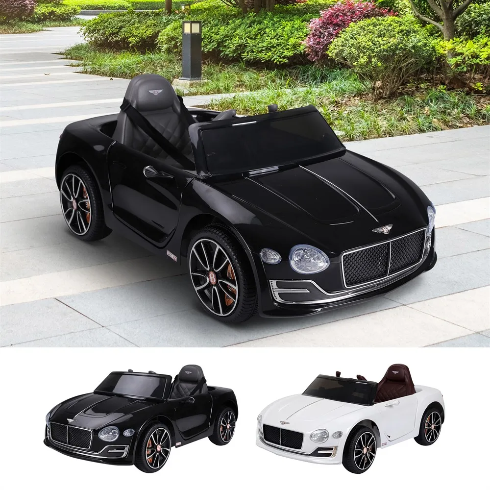 HOMCOM Coche Electrico para Nino 3-8 Anos Bentley con Mando a Distancia MP3 USB Luces y Sonidos 108x60x43cm Carga 30kg