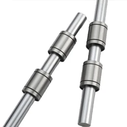 2PCS 8mm OD Linear Shaft Cylinder Liner Rail with 4PCS LM8UU Linear Bearings for 3D Printer Axis CNC Parts