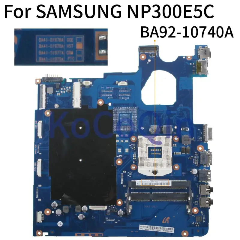 

KoCoQin Laptop Motherboard For SAMSUNG NP300E5C HM70 Mainboard BA41-01978A BA92-10740A SJTNV DDR3