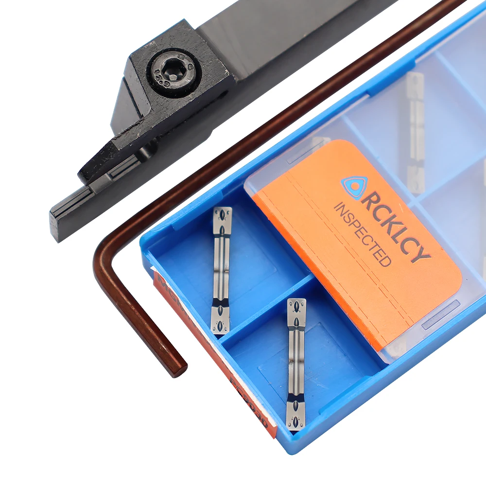 1pc mgehr1212 MGEHR1212-2 MGEHR1212-2.5 MGEHR1212-3 torneamento ferramenta titular + 10 pçs mgmn pc9030 correspondência grooving carboneto inserções