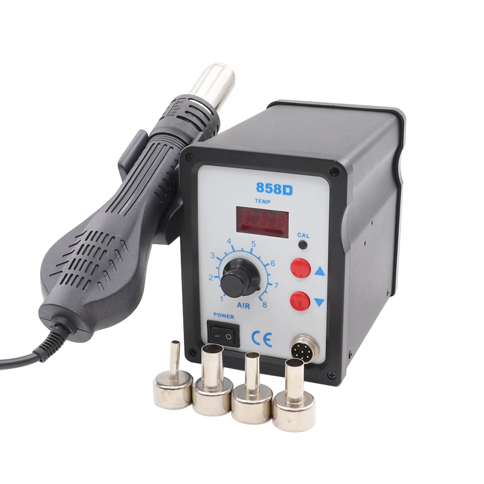 700วัตต์ Hot Air Desoldering Station 858D สอง-In-One Hot Air Gun SMD SMT ซ่อมเครื่องมือ110V/220V