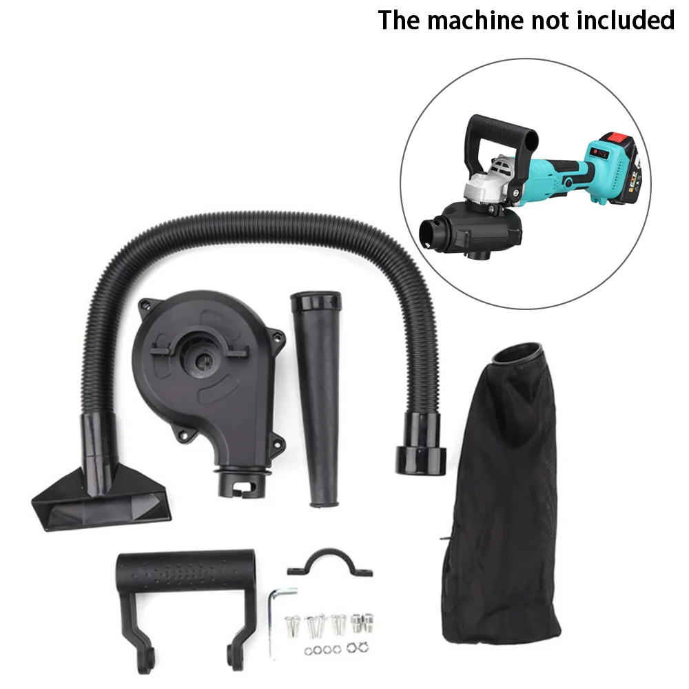 Super Wind Dust Blower Accessory Grinder Air Blower Dust Blowing Bracket Change 100 Angle Grinder Into Blower DIY Home Tool