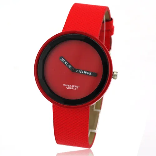 Womage Fashion Women Watches Womens Watches Cute Pink Ladies Girls Watches 13 Candy Color Cute Leather Strap Quartz Wristwatch