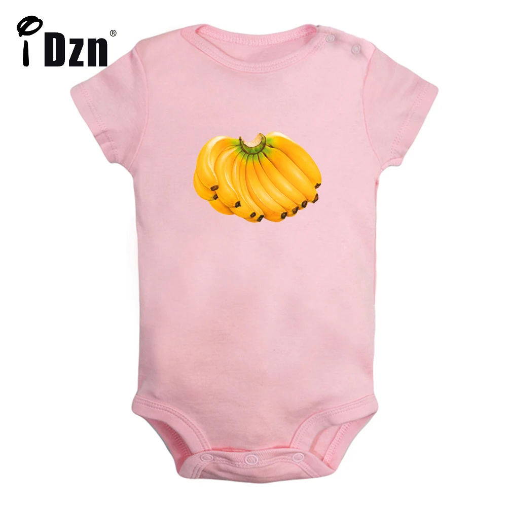 Summer Cute Baby Bodysuit Newborn Sweet Fruit Printed Clothing Bananas Baby Boys Rompers Cotton Baby Girl Short Sleeves Jumpsuit