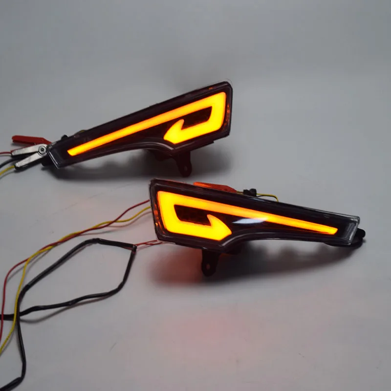 1Pair Car LED DRL Daytime Running Lights for Nissan Altima Teana 2013 2014 2015 Lamp Bumper Fog light Lamp cover Styling Driving