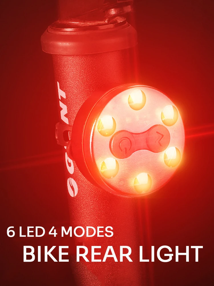 AliExpress cycle zone Multiple LED Bike Rear Light Colorful Warning Tail Light Rechargeable MTB Road Bike Tail Lamp for Outdoor Night Riding Safety