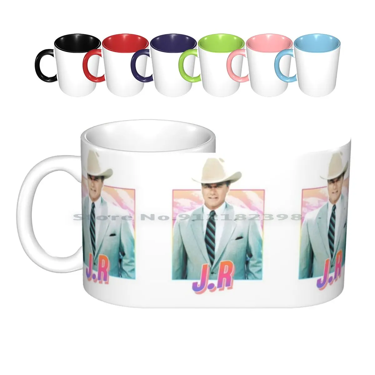 J.r Ewing-80s Ceramic Mugs Coffee Cups Milk Tea Mug Jr Ewing J R Ewing Dallas Tv Show Larry Hagman Creative Trending Vintage