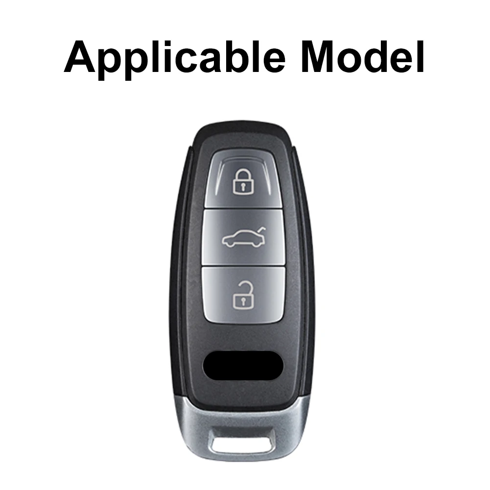 Carbon Fiber Car Key Fob Cover Case Remote Keyness Shell for Audi A6 A7 A8 Q8 etc