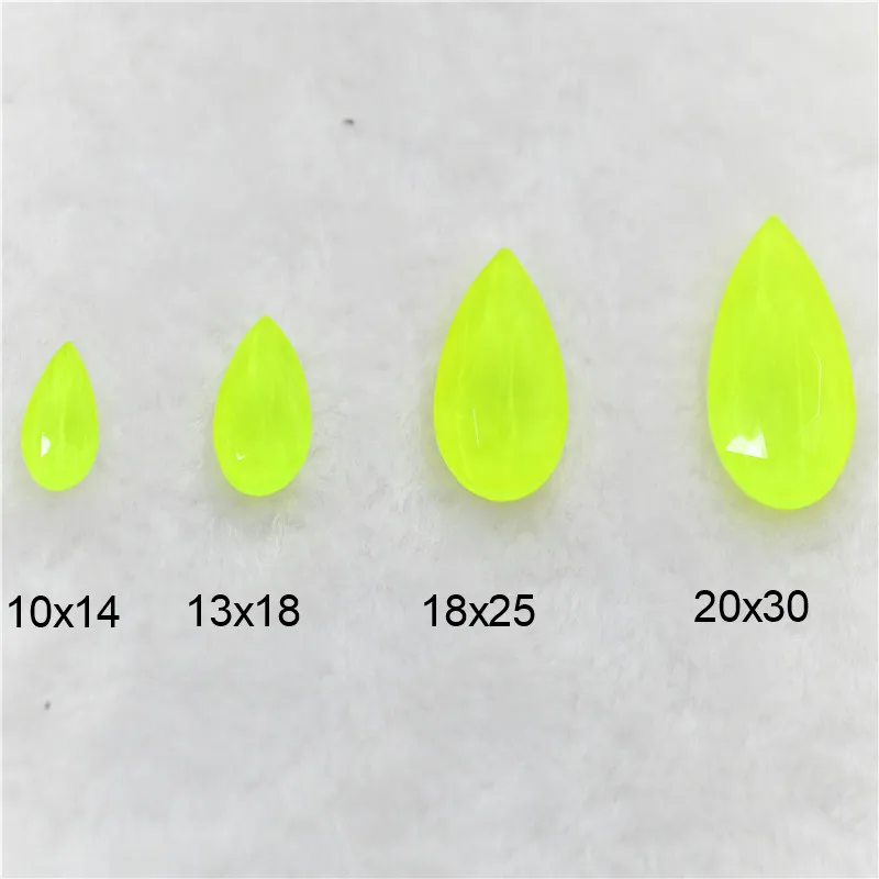 Neon rhinestones crystals TearDrop strass applique shiny stone decor 20x30mm 13x18mm Jewelry  Accessories