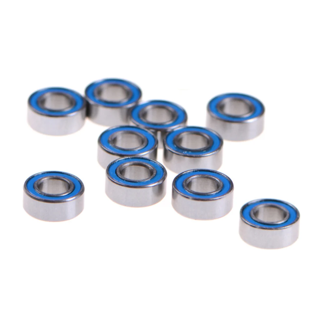 Cuscinetto a sfera sigillato gomma dei cuscinetti a sfera miniatura di alta qualità 10PCS 5x10x4mm metel MR105-2RS