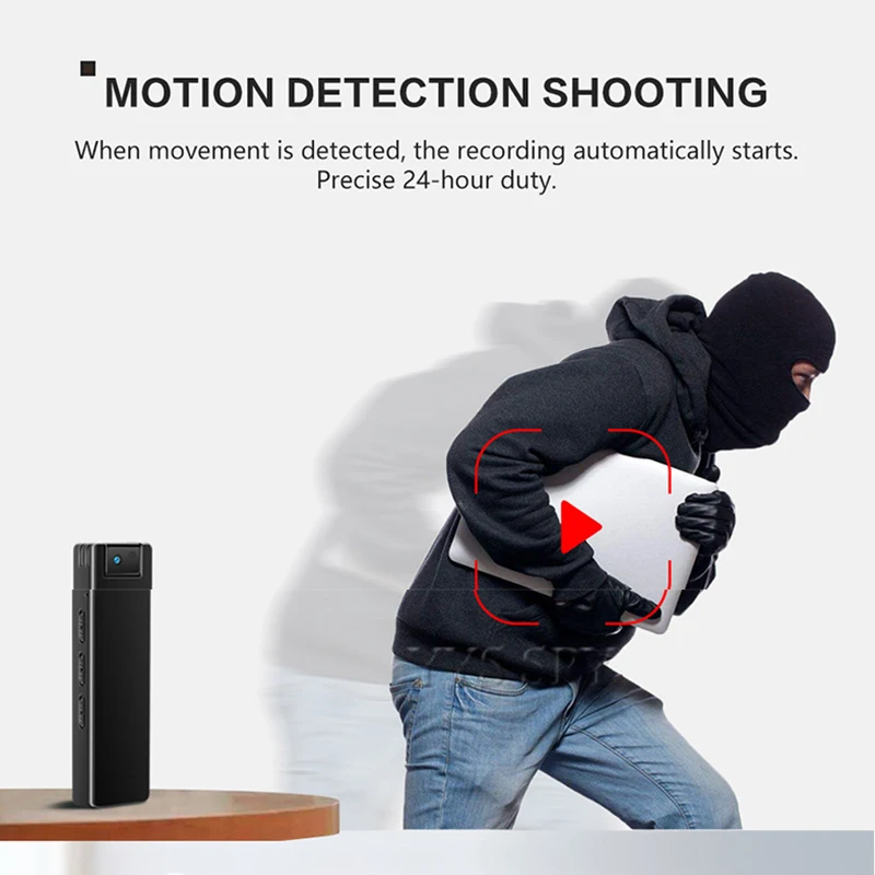 H.265 1080P Wifi Mini Camera IR Night Vision Motion Alarm DVR Recorder Secret Micro Cam Pocket Camara Espia Support Hidden TF Ca