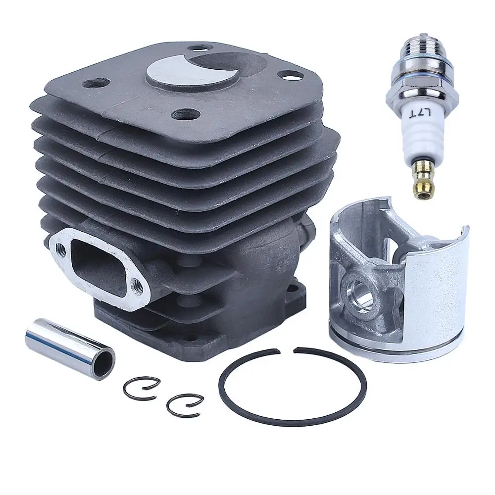 48มม.ชุดลูกสูบกระบอกสูบสำหรับHusqvarna 262xp 261 262ลูกโซ่ก๊าซอะไหล่503541171 W Spark Plug