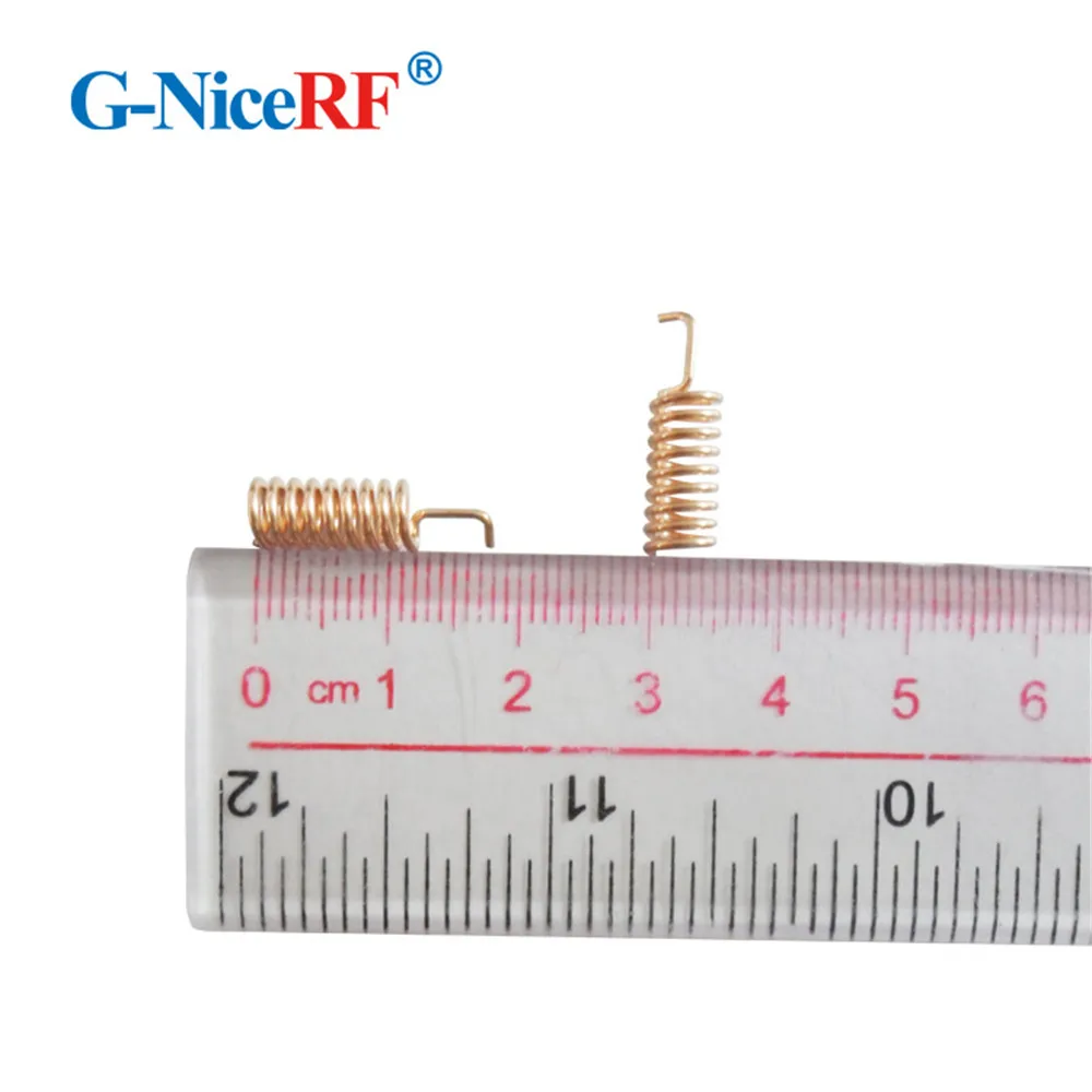 Free Shipping-50PCS/pack SW868-TH13 Anti-vibration 2.15 dBi Gain 868MHz Copper Spring Antenna