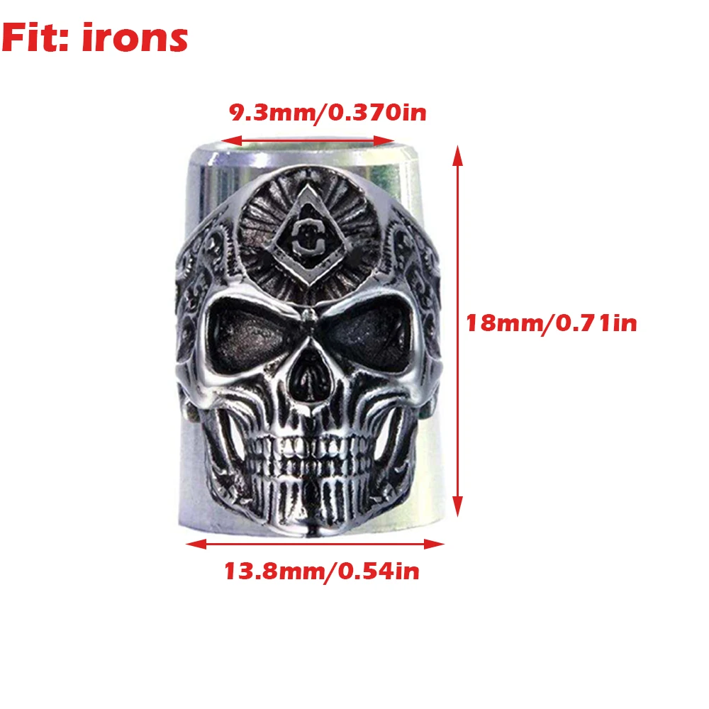 New Skull golf ferrules Aluminum material fit 0.370 irons Golf Workshop Accessories free shipping