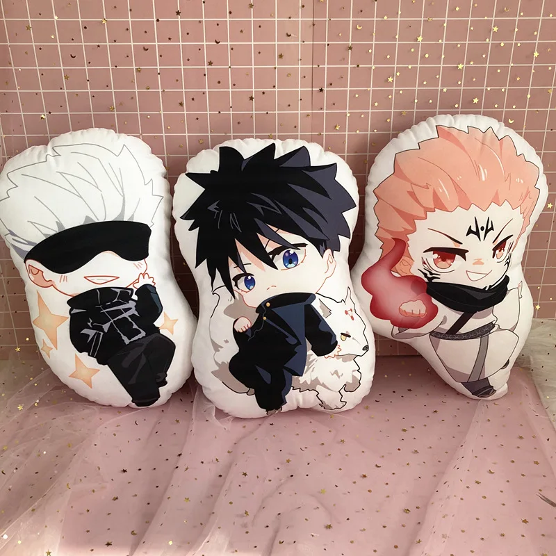 10cm Anime Jujutsu Kaisen Plush Doll Itadori Yuji Fushiguro Megumi Gojo Satoru Soft Stuffed Cushion Kids Plushie Pillow Toys