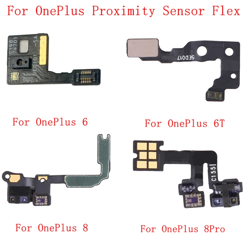 Light Proximity Sensor Flex Ribbon For OnePlus 6 6T 7 7Pro  8 8 Pro Proximity Sensor Flex Cable Replacement Parts