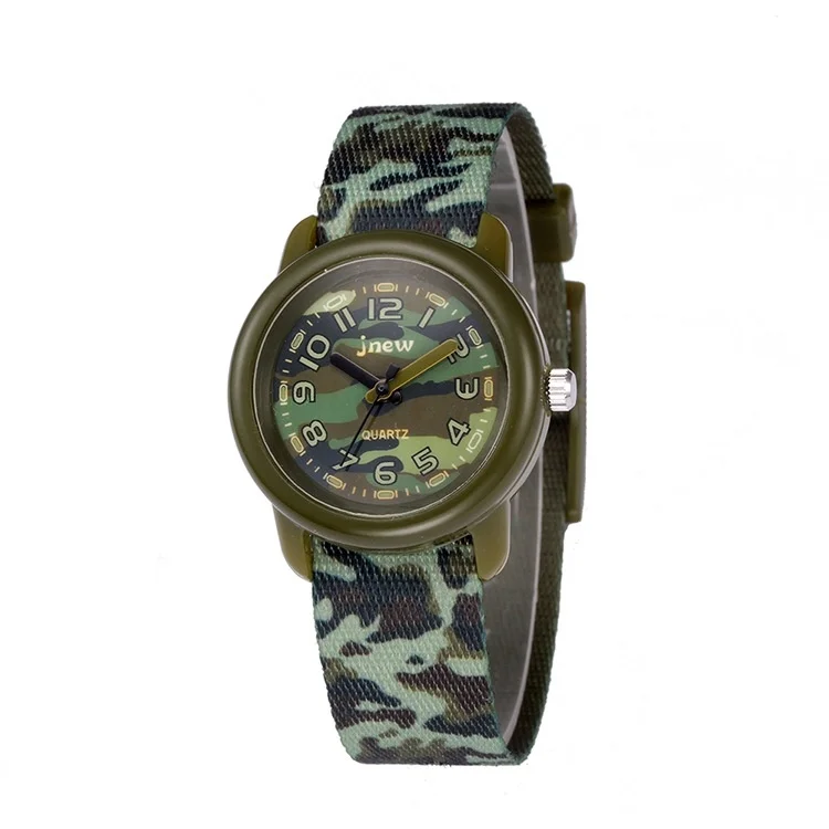 High Quality Boy Watches Green Camouflage Children Watch Kids Watches Cartoon Wristwatch 30M Waterproof Quartz Watches