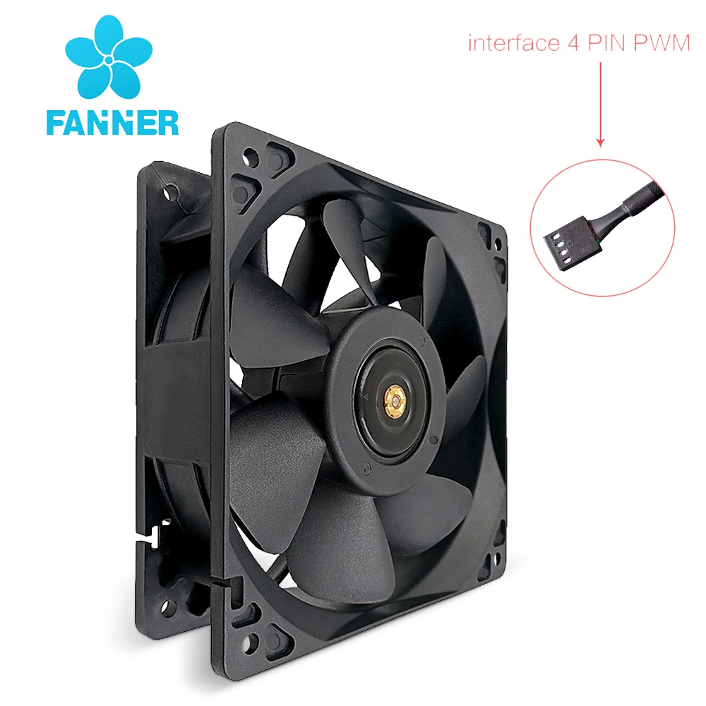 Violent Fan 12038-C 12V 6000 RPM Double Ball Bearing Large Air Volume For Server Cabinet Electric Box Cooling Fan