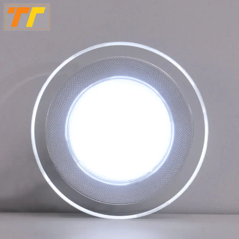 LED typu Downlight 3W 5W 7W 9W internetowa lampa okrągłe wpuszczone celebrytów zimna ciepła naturalna biała żarówka Led sypialnia kuchnia wewnętrzna