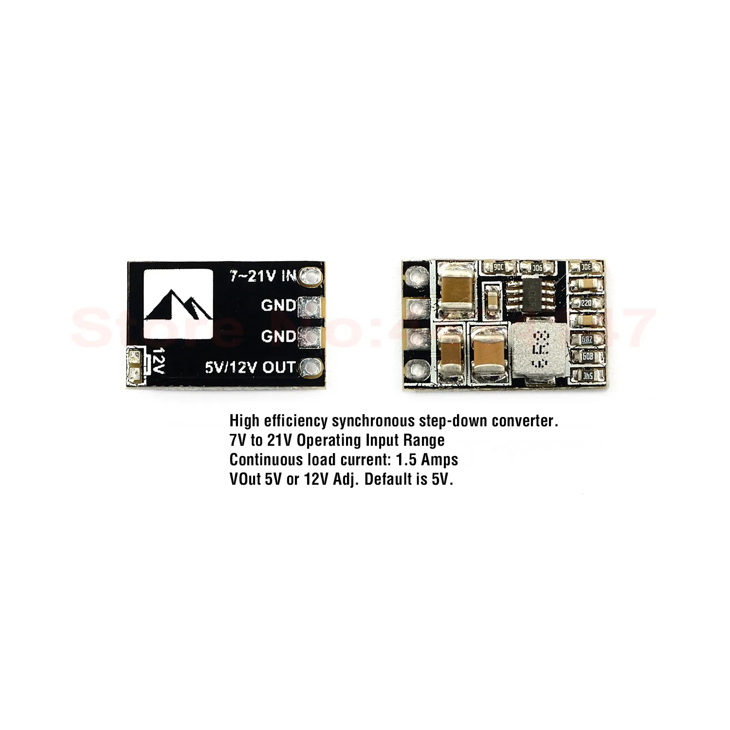 MATEK MICRO BEC 7-21V / 6-60V TO 5V/9V/12V-ADJ Adjustable Voltage Dual BEC Board Step-down module for RC Model FPV