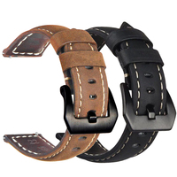 For GTR 47mm Leather Strap Watchband for Xiaomi Huami Amazfit PACE/Stratos 3 2 2S Watch Bracelet Band for Samsung Gear S3 Correa