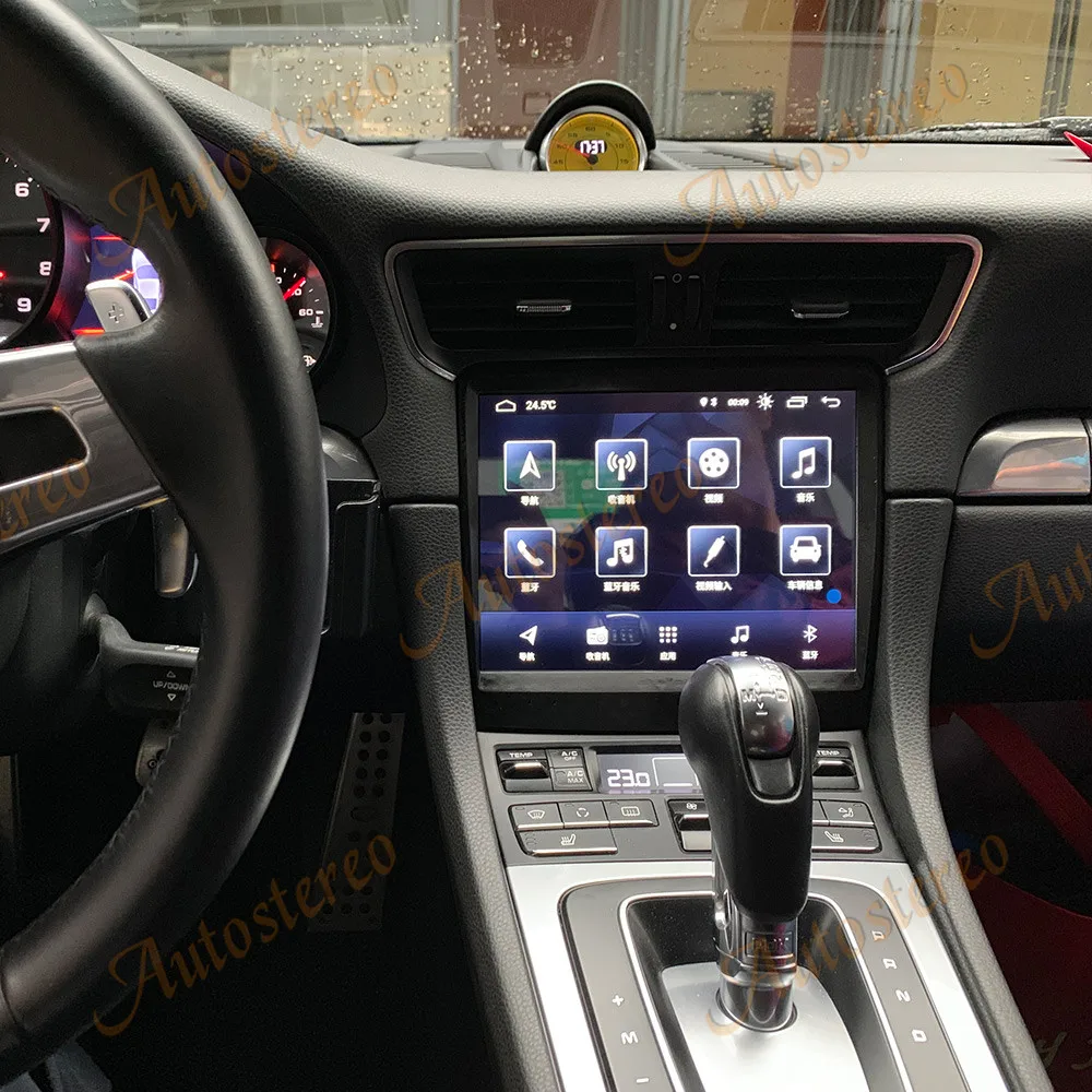 

Carplay для Porsche Cayman/BOXSTER/718 /911/981/997 2012-2015 Android 13 сенсорный экран Тесла Автомагнитола мультимедийный плеер головное устройство GPS