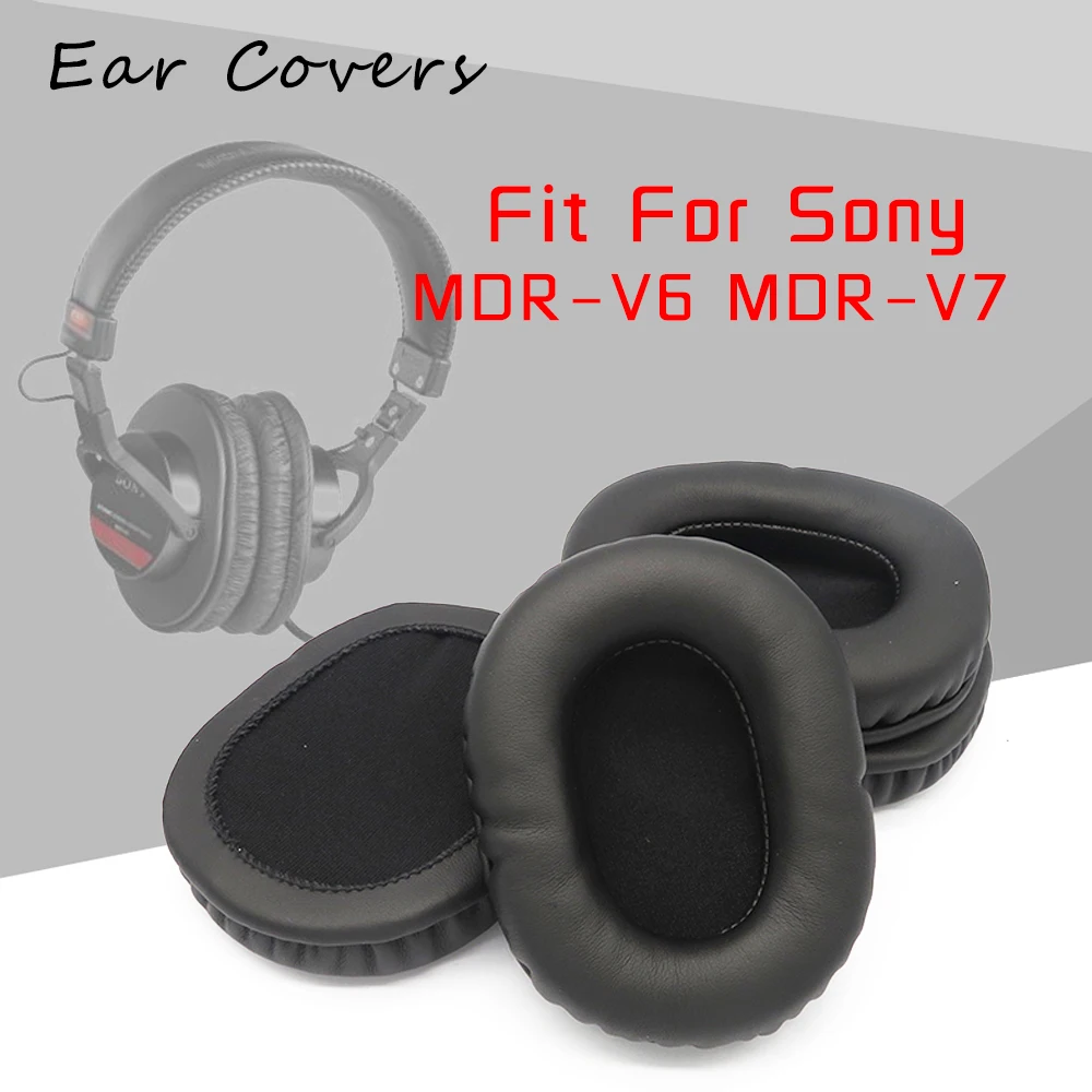 

Амбушюры для наушников Sony MDR V6 V7 MDR-V6 MDR-V7, сменные амбушюры из искусственной кожи