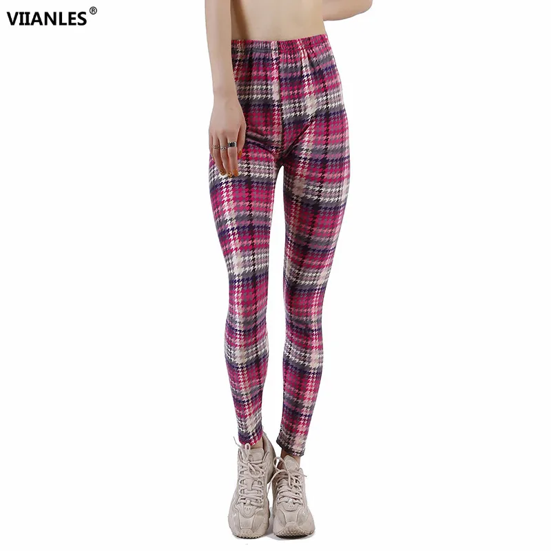 

VIIANLES Fitness Sheath Leggings Designs Sexy High Waist Long Pant Sexy Priting Workout Jeggings Exercise Running DropShip