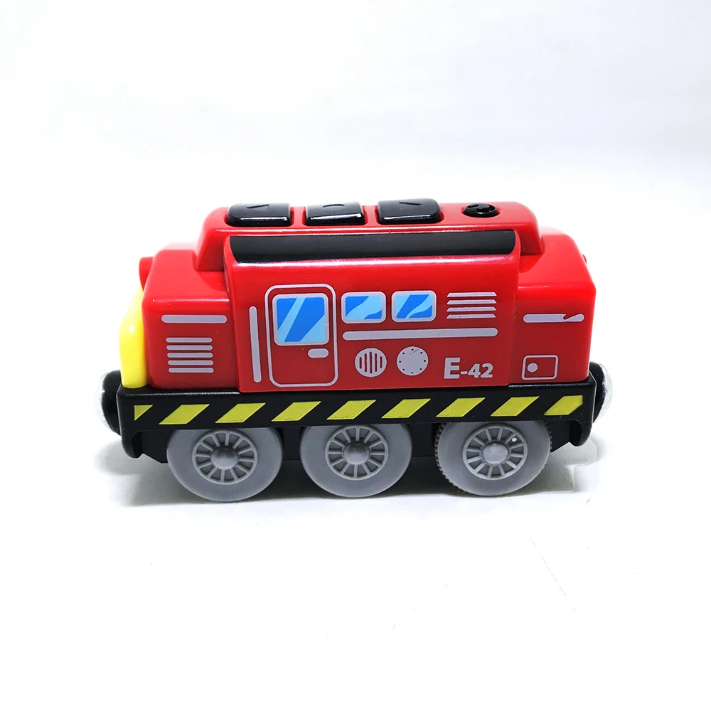 New style Kids Electric Train Toys Magnetic Slot Diecast Electronic Toy Birthday Gifts For Kids Fit track wooden track W615