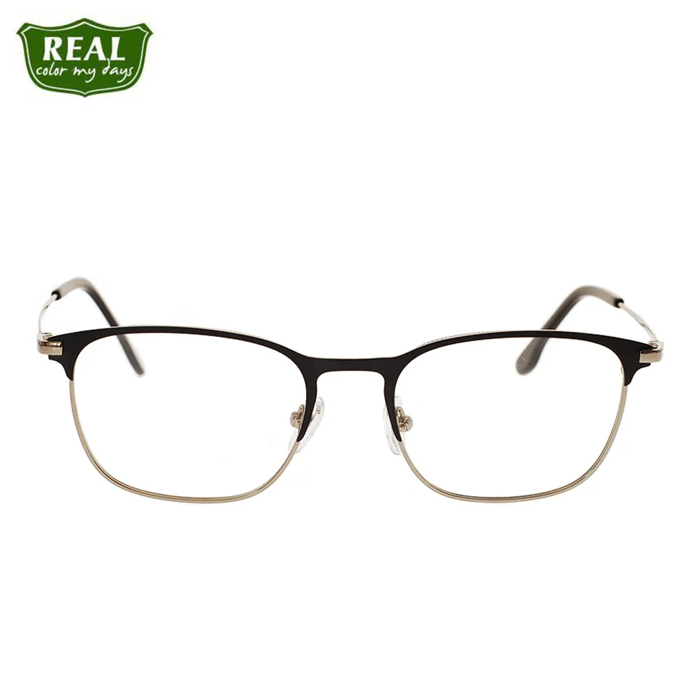 High Quality Metal Optical Glasses Frame Rectangle Frame Myopia Men Eyewear