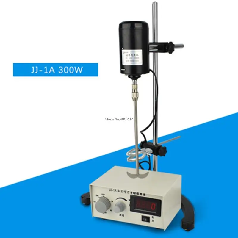 

220V Laboratory Electric Mixer Digital Display Lab Agitator Overhead Laboratory Stirrer 300W 3000RPM 0-120MIN