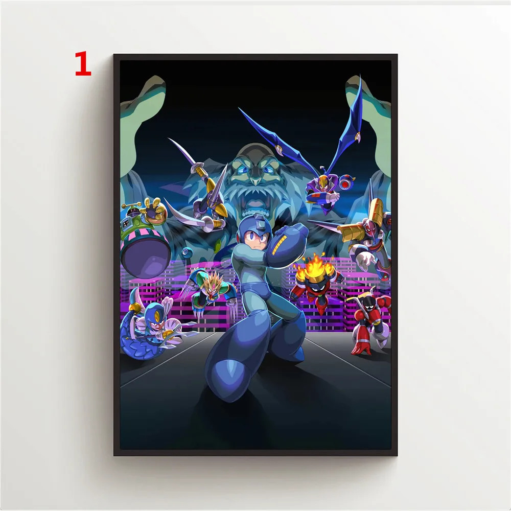 Anime Posters Rockman Megaman Posters and Prints Wall Poster Canvas Painting Home Decor Wall Art Photos for Children's Room