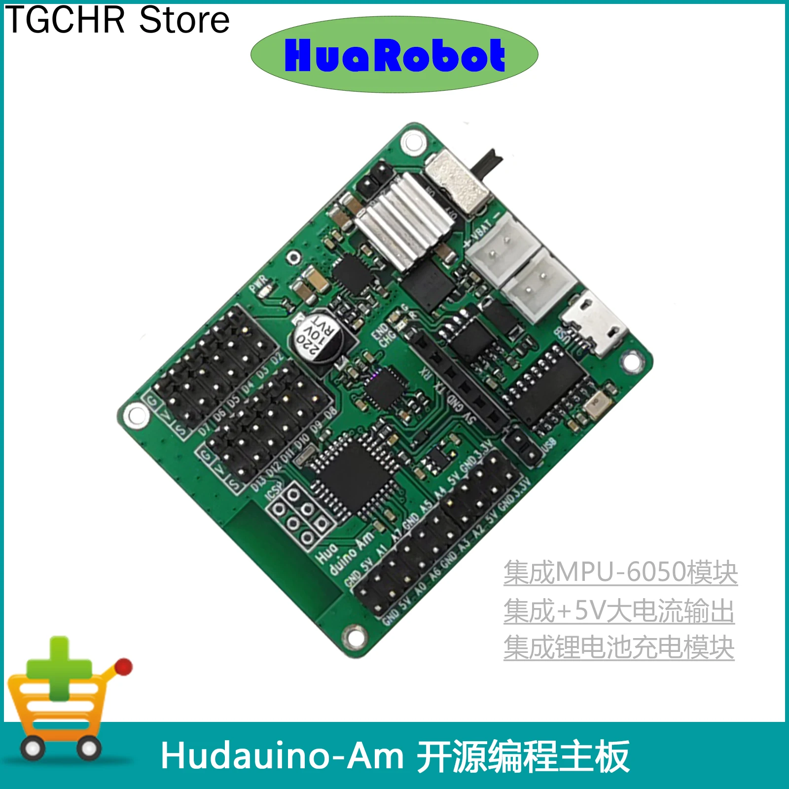

Nano V3 Improved Motherboard Expansion Board Two in One Robot Motherboard ATMEGA328P MPU6050