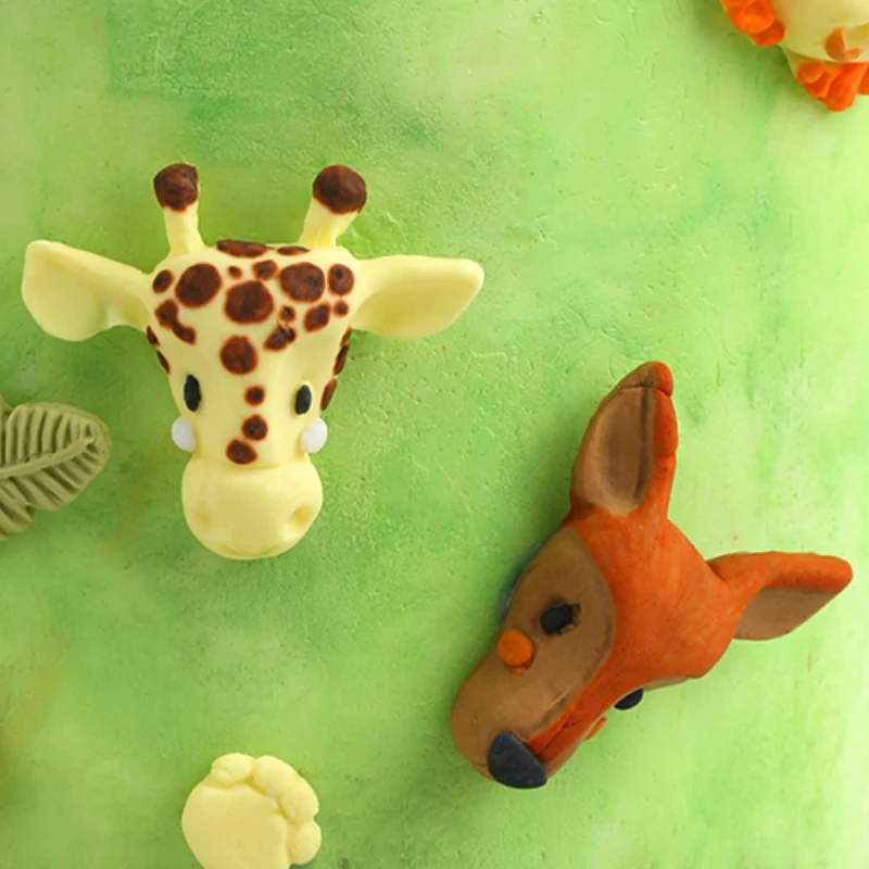 3D Forest Animal Mould Silicone Molds DIY Cake Decorative Mold Tools Cake Decorating Fondant Mold