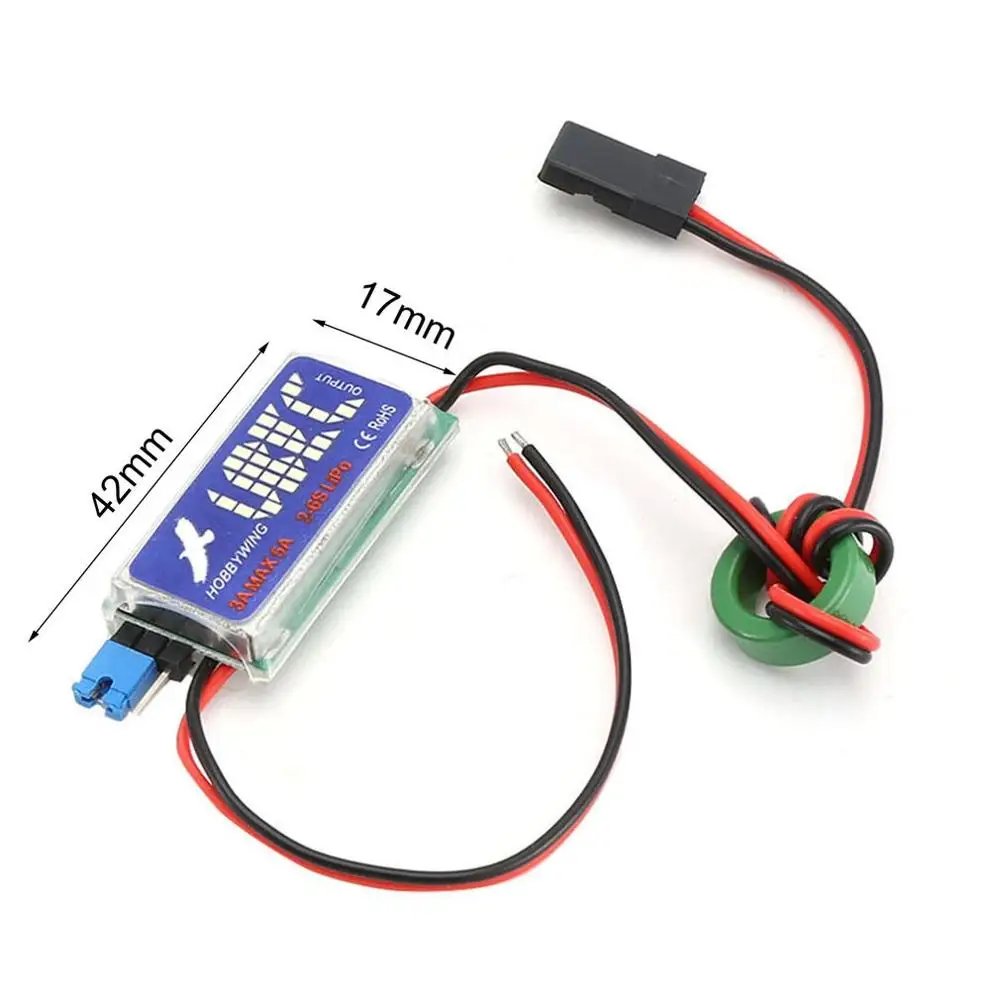 HOBBYWING 2-6s Lipo RC UBEC 3A Max 5A el ruido más bajo RF BEC para RC Car Airplane, receptor LED, Dron de carreras