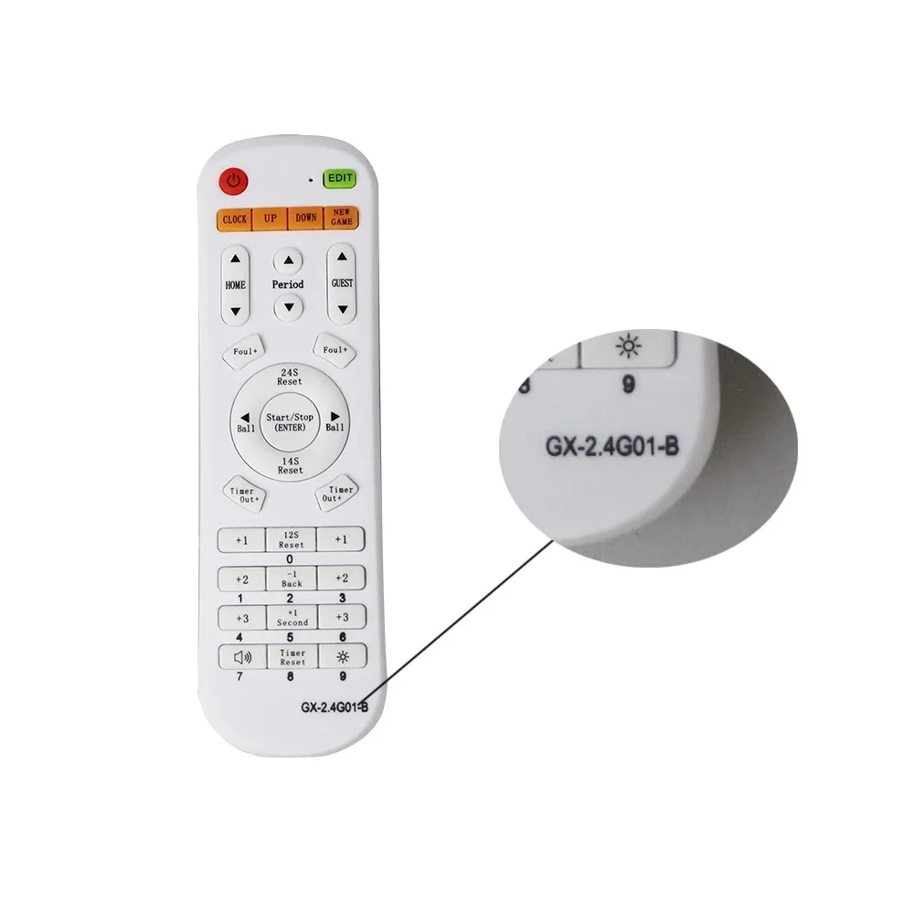 Professional Custom Wireless Electronic Clock, Remote Control Model, GX-IR05