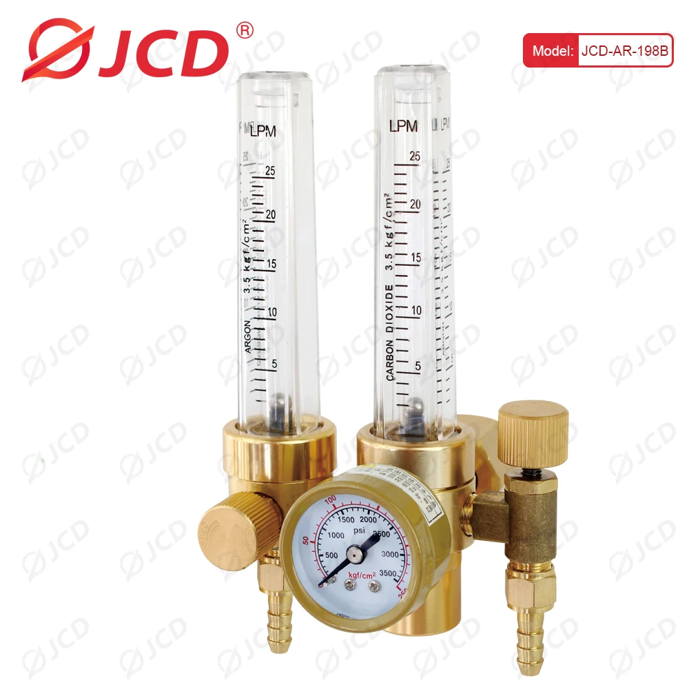 Imagem -02 - Qhtitec g5 025mpa Argon Co2 Mig Tig Medidor de Fluxo Regulador de Gás Medidor de Vazão Medidor de Solda Regulador de Argônio Redutor de Pressão