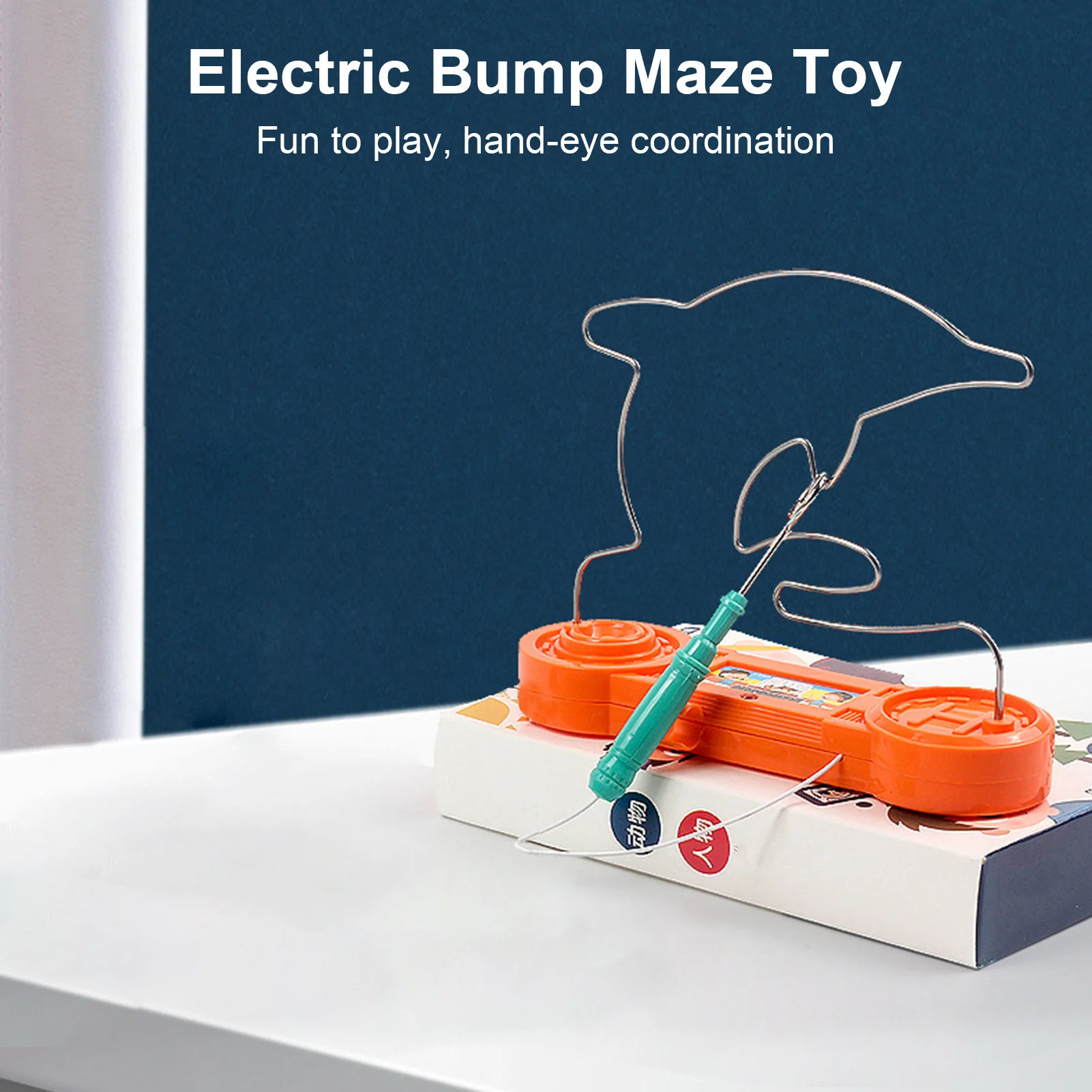 

Electric Dont Buzz The Wire Game Bump Maze Toy Niezawodna klasyczna gra stołowa Puzzle Retro Toys - nudne gry dla dzieci