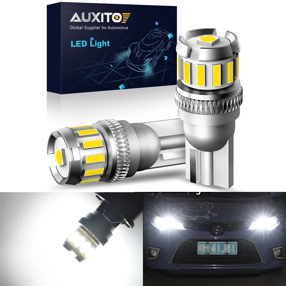 AUXITO T10 Led W5W Canbus żarówka LED do wnętrza samochodu dla Hyundai Tucson 2017 Creta Kona IX35 Solaris akcent I30 Santa Fe Elantra Getz
