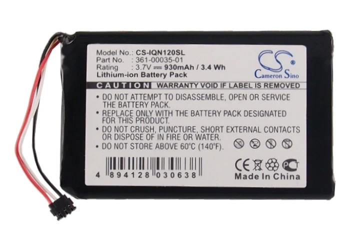 CameronSino for GARMIN Drive Assist 50 50LMT 51 51LMT Nuvi 1200 1205 /W 1250 1255W 1260 1260W 140T 150T 2595LM 2595LMT battery