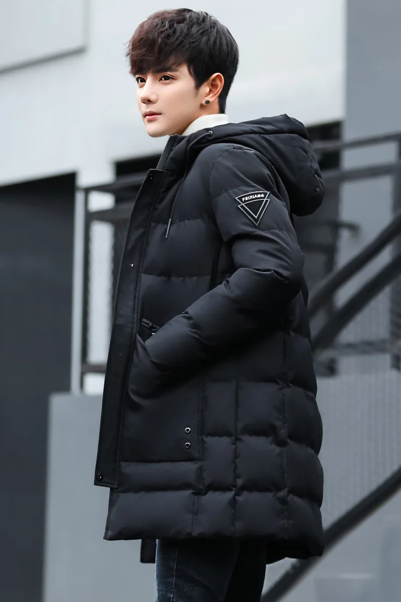 Winter Baumwolle-gepolsterte Kleidung herren Jacke Koreanische-stil Taille Umarmt Dicke Baumwolle gefütterte Jacke Casual Männer tragen Teenager