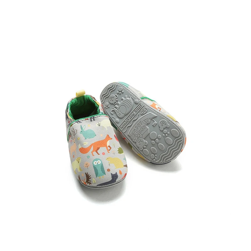 Baby Shoes Adorable Infant Slippers Toddler Baby Boy Girl Knit Crib Shoes Cute Cartoon Anti-slip Prewalker Baby Slippers