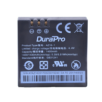 1pc 3.85v 1400mAH Xiaomi YI 4K Batteries AZ16-1 AZ16 Replacement Li-ion battery for Xiaoyi Action 2 Camera Rechargeable Battery