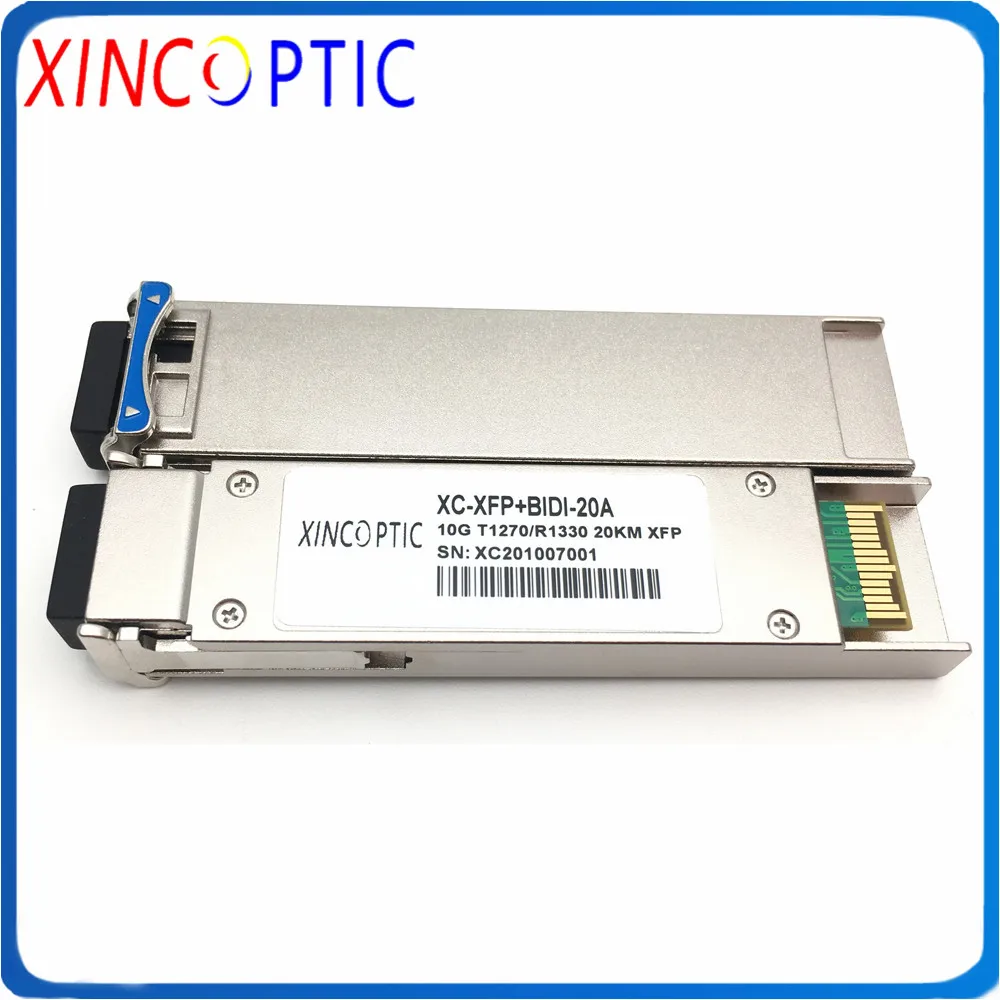 10Gbps BIDI XFP Tx 1270nm Rx1330nm 20km LC Optical Transceiver,10G SMF Single Mode Simplex WDM DDM DOM Fiber Optic Module