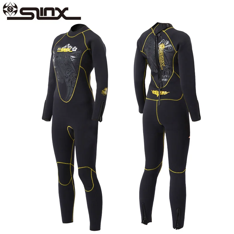 5MM neoprene Wetsuit women Scuba diving suit spearfishing Snorkeling Surfing Wetsuit female Deepwater Thick thermal swimsuit