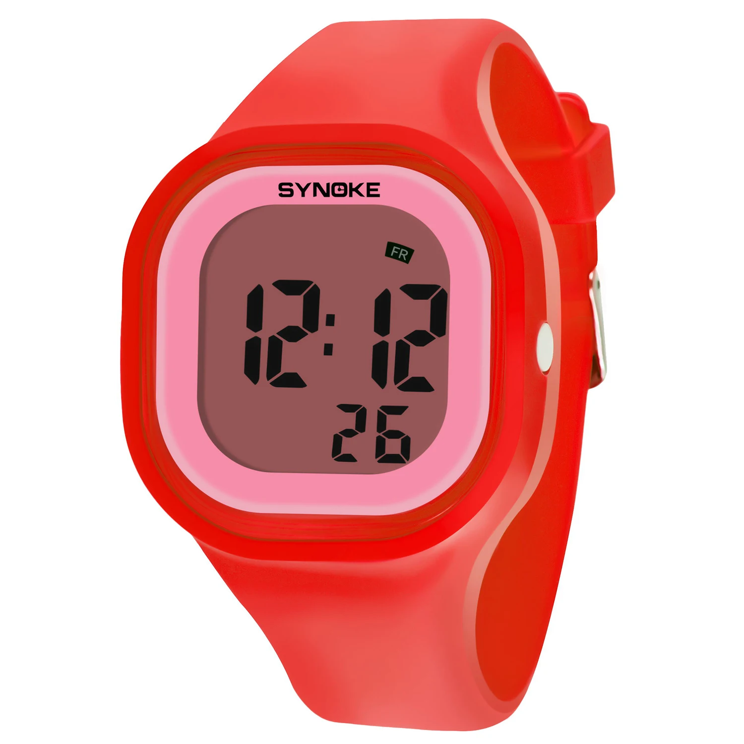 Relojes digitales SYNOKE para mujer, cronógrafo luminoso resistente al agua a la moda, relojes electrónicos para estudiantes, regalos para niñas,
