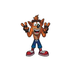 Crash Bandicoot enamel pin platformer badge marsupials brooch for gamers