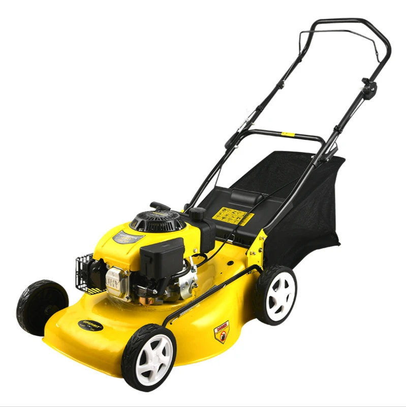 

16-Inch Four-Stroke Gasoline Lawn Mower Hand Push/self-Propelled Garden Lawn Mower