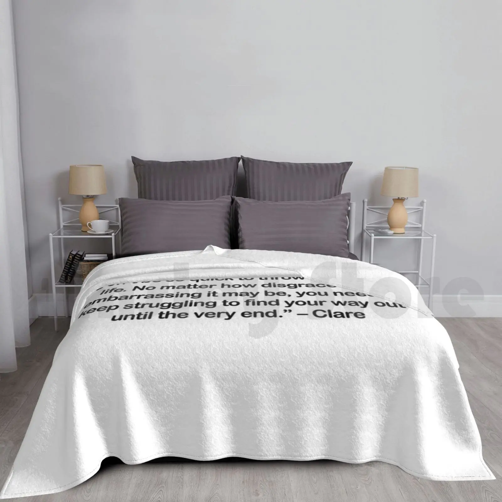 

Clare-Quote Blanket Fashion Custom Clare Claymore Clare Quote Claymore Quote Anime Quote Manga Quote